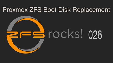 proxmox replace zfs boot disk